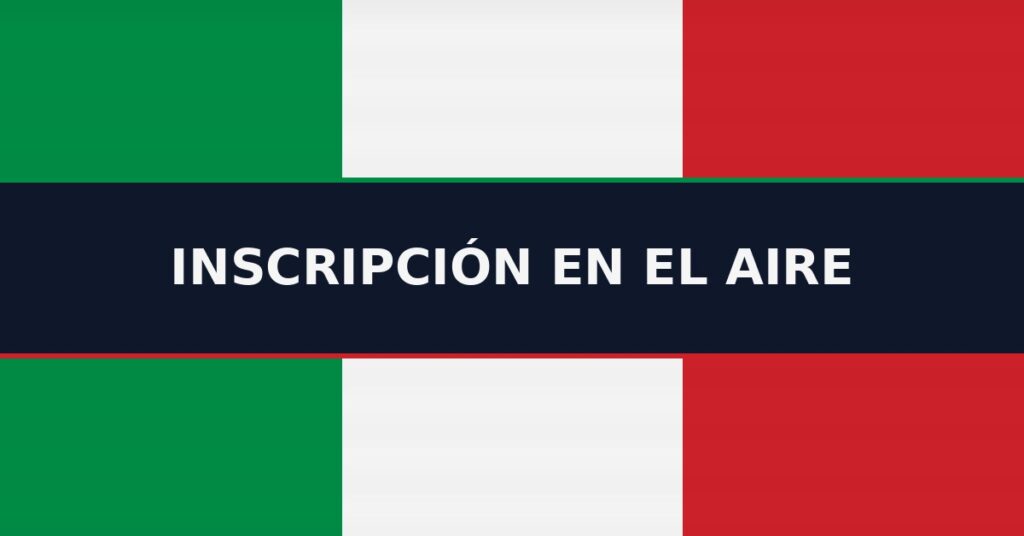 it inscripcion aire
