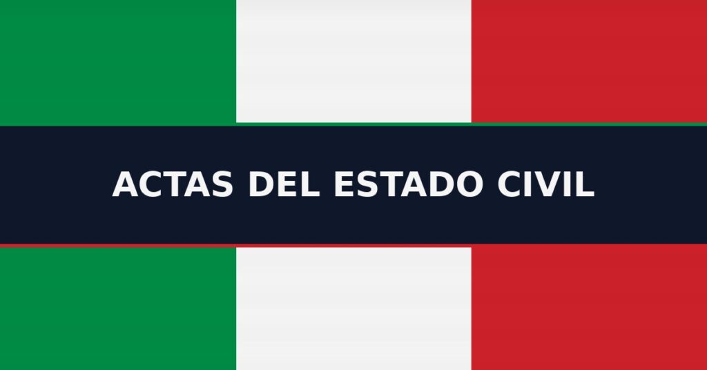 it partida nacimiento italiana