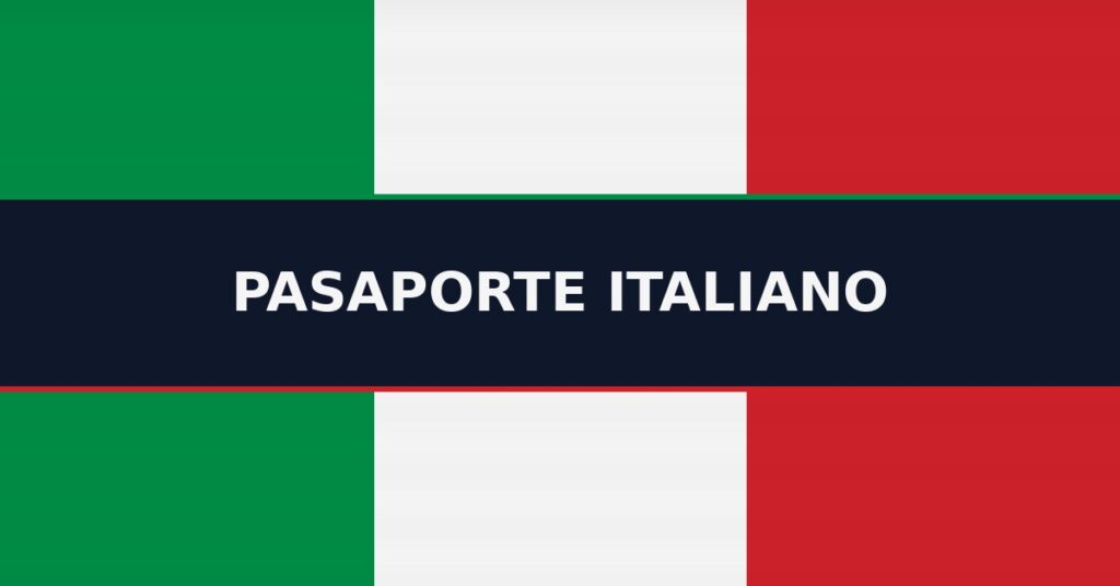 it pasaporte italiano